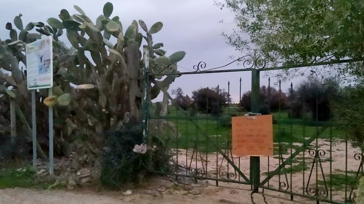 Acceso al Cerro de las Cigüeñas