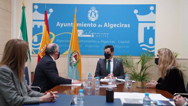 Moreno considera estratégico el proyecto del Ramal Central hasta Algeciras que define como «clave para España»