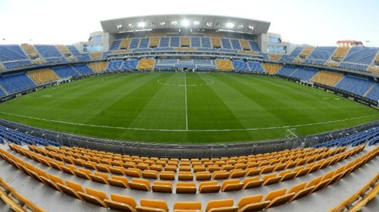 Imagen del interior del estadio Carranza.