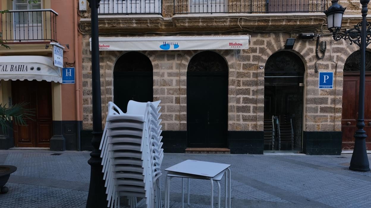 La hostelería de Cádiz está sufriendo los efectos colaterales de la pandemia