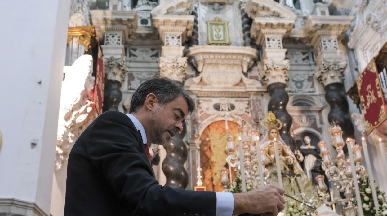 Juan Mera, en el pregón a la Patrona