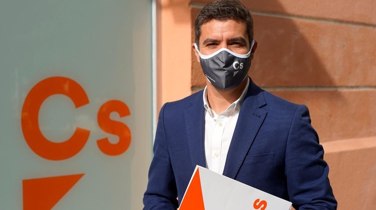 Sergio Romero, diputado andaluz de Ciudadanos por Cádiz y portavoz de su grupo parlamentario.