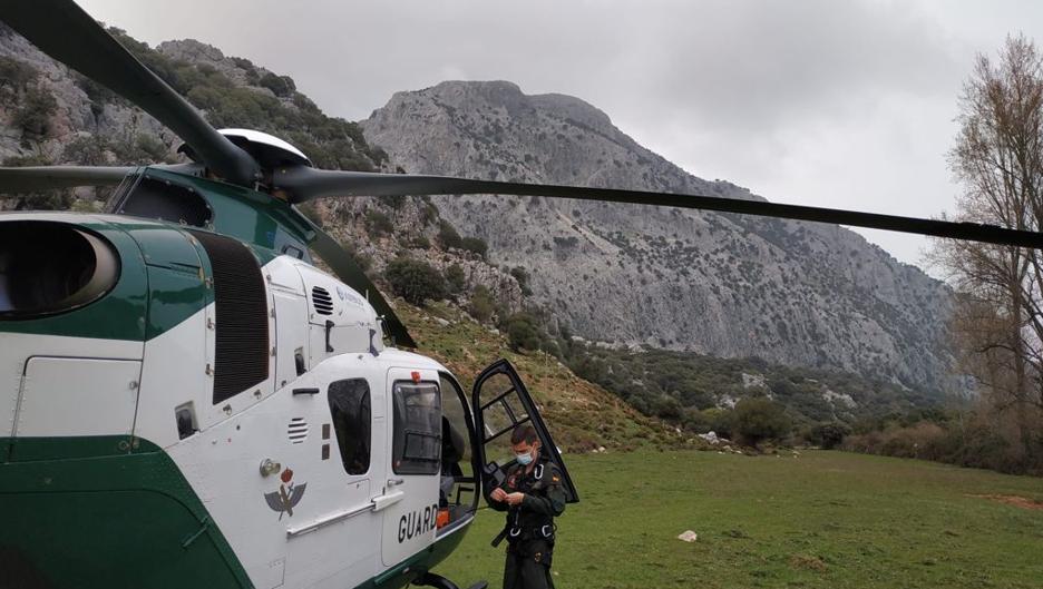 Complicado rescate de dos montañeros en Villaluenga