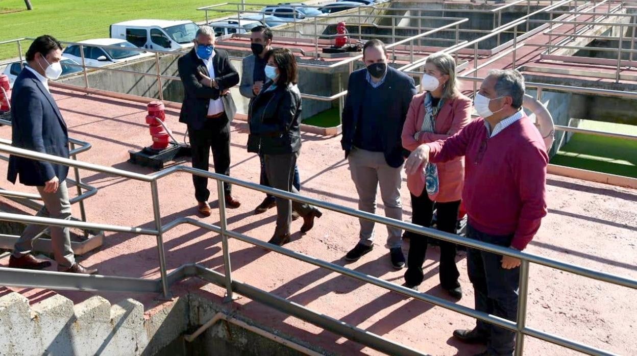 Avanzan las obras de mejora de la estación depuradora de Jerez