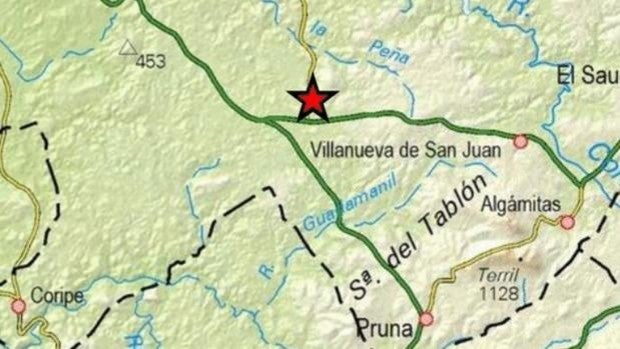 Registrado un seísmo de magnitud 3,1 en Villanueva de San Juan en la tarde de este sábado