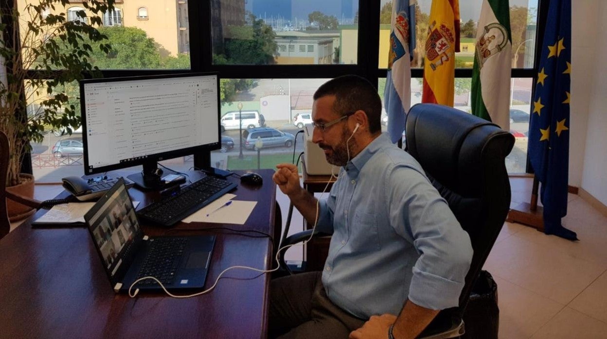 El alcalde de La Línea, Juan Franco, en una foto de archivo.