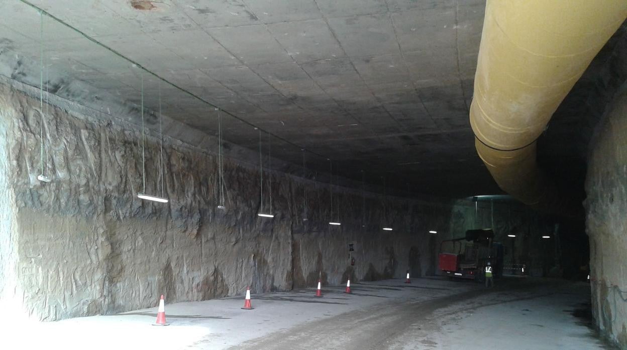 Imagen del túnel antes de que se inundara