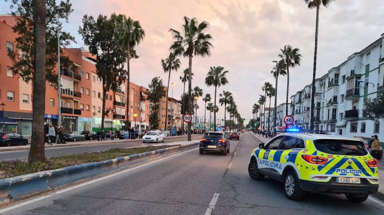 Intervención de la Policía Local de El Puerto.