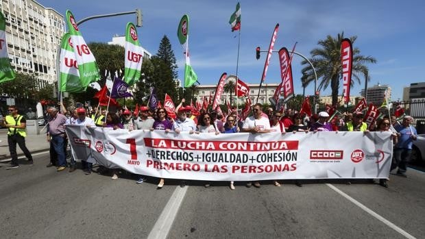 Otro Primero de Mayo con división sindical en Cádiz