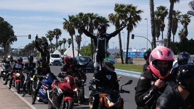 Los moteros llegaron a El Puerto... Y se olvidaron de la pandemia