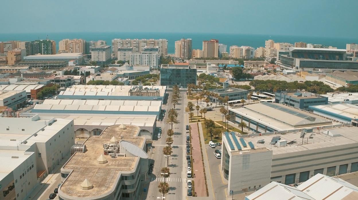 Vista general de la Zona Franca de Cádiz.