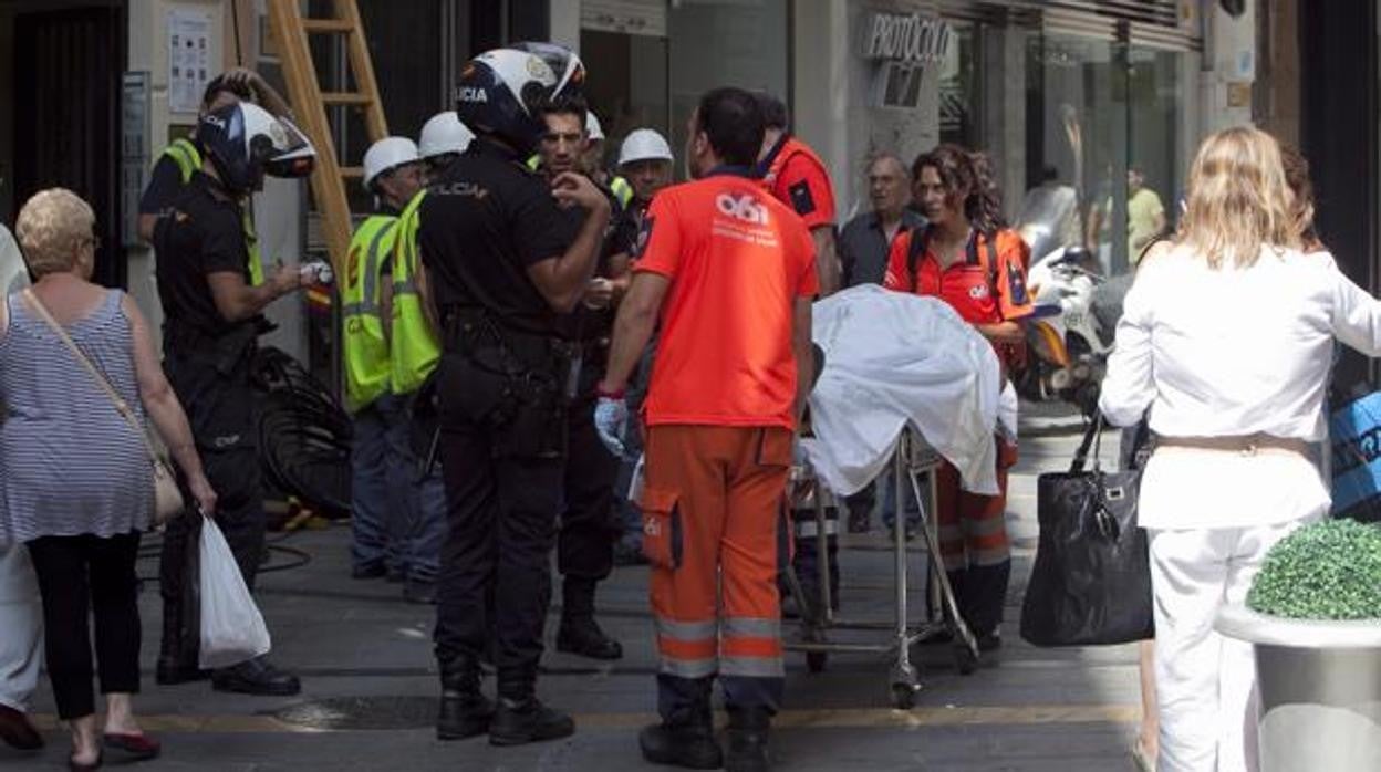 Imagen de archivo de una reciente muerte en el trabajo