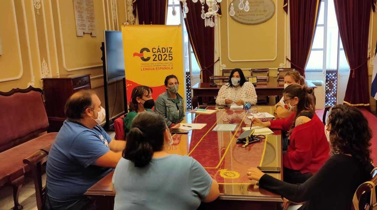 Imagen de la reunión.