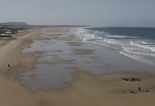 La playa de Fuente del Gallo, en Conil.