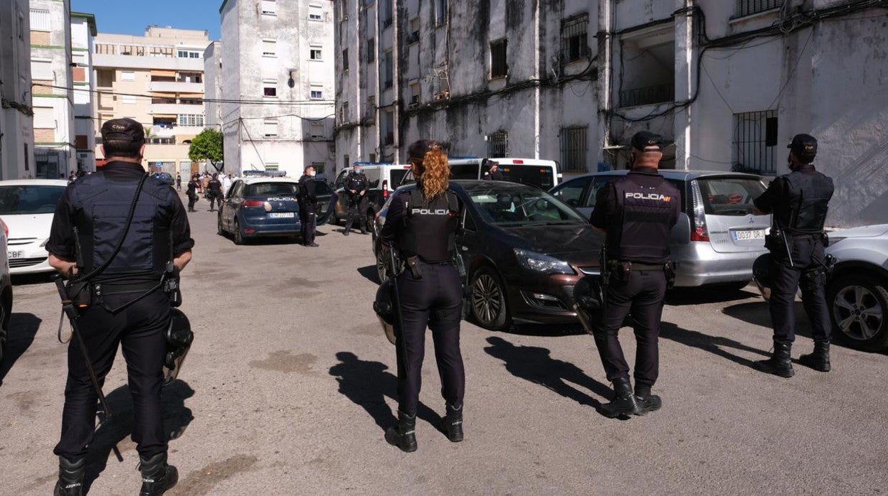 Intervención de la UPR en el barrio de los Milagros, en El Puerto.