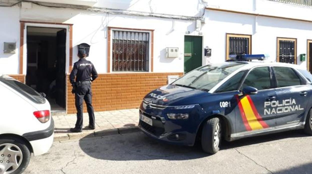 Agentes de la Policía Nacional una operación anterior en Alcalá de Guadaíra