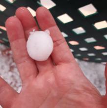 Granizo de gran tamaño