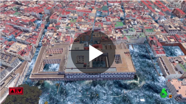 Recrean en La Sexta el maremoto de Cádiz de 1755 y las posibles consecuencias si ocurriese ahora con Realidad Aumentada