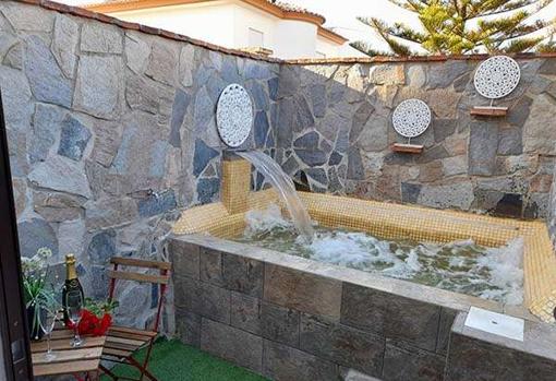 Jacuzzi en alojamiento de Conil