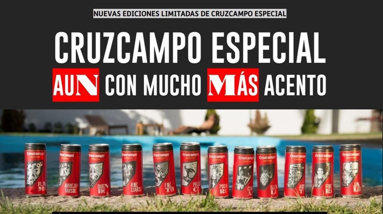 &#039;Arrejuntarse&#039;, la palabra gaditana «con mucho acento» en las nuevas Ediciones Limitadas de Cruzcampo