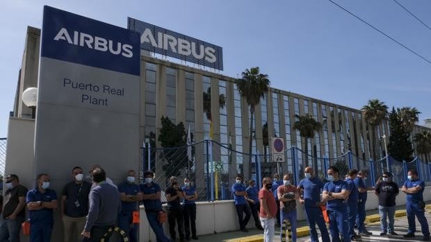 La conflictividad y la división sindical frenan el pacto para Airbus Puerto Real