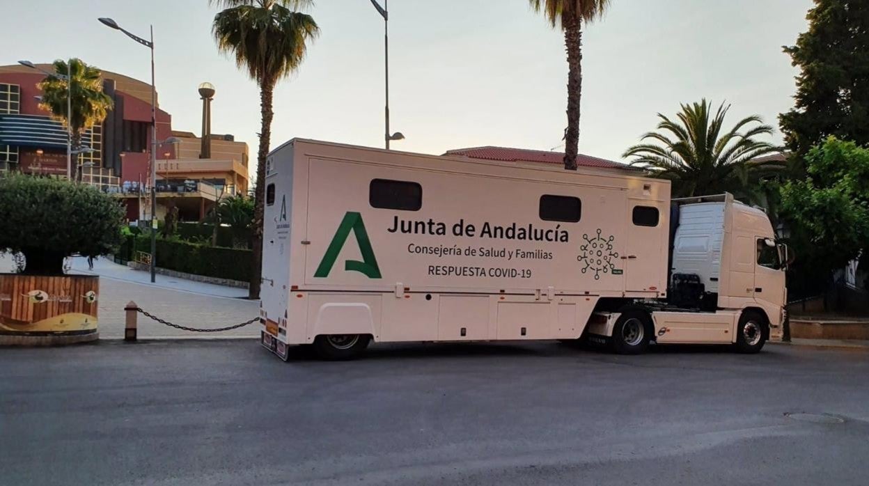 Unidad móvil para realizar los cribados poblacionales.