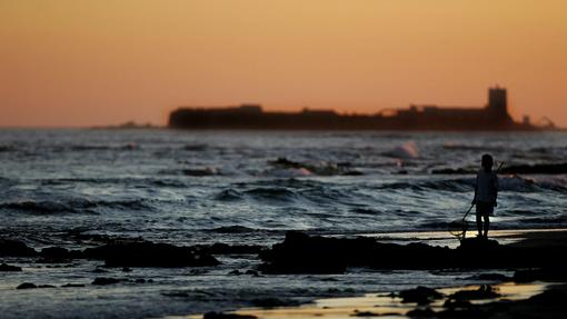 Atardecer en La Barrosa.