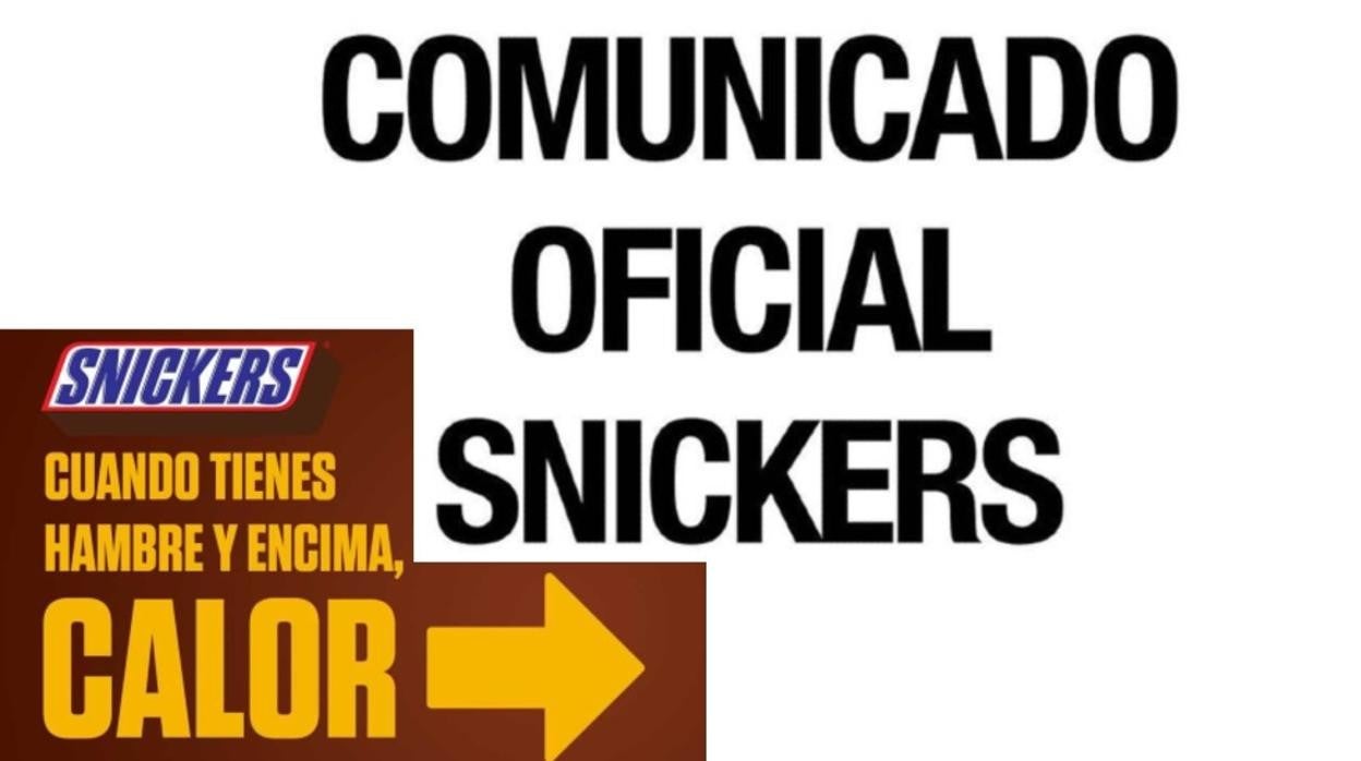 Anuncio de Snickers