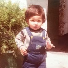 David DeMaría cuando era niño