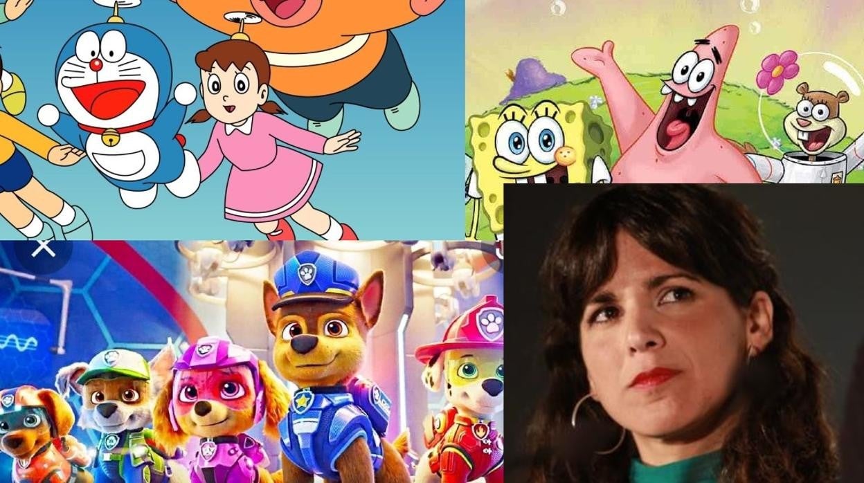 Teresa Rodríguez y 'La Patulla Canina', 'Doraemon' y 'Bob Esponja'