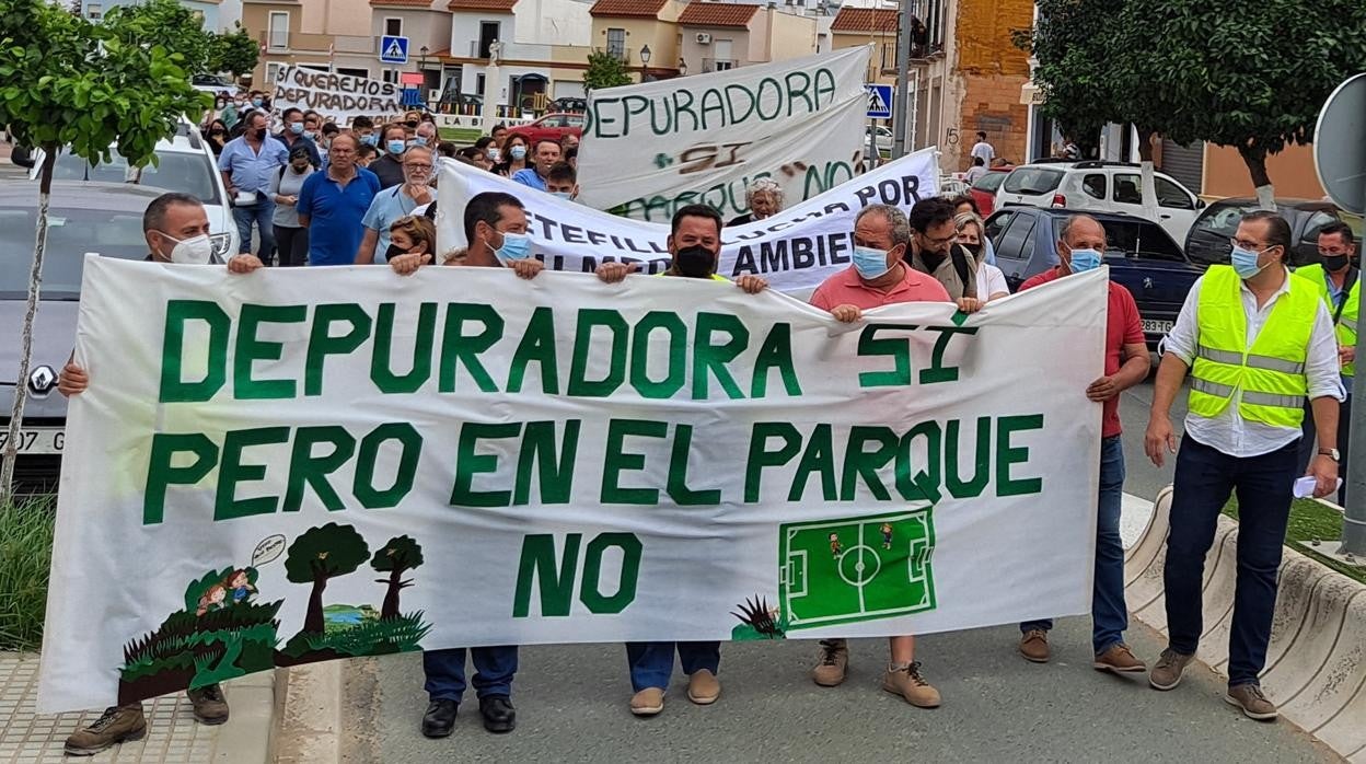 Manifestación en Lora este lunes