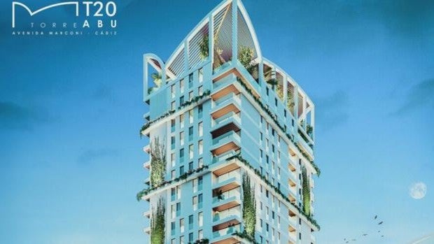 El Grupo Abu muestra el diseño de la que será la mayor torre residencial de Cádiz