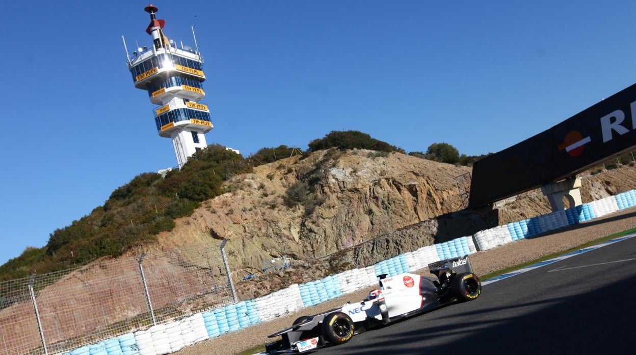 Entrenamientos de Fórmula Uno en el Circuito de Jerez.