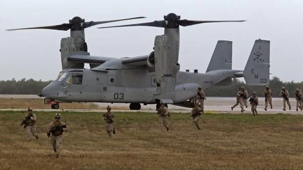 Estados Unidos traslada desde Morón de la Frontera a Italia a los marines que actúan en África
