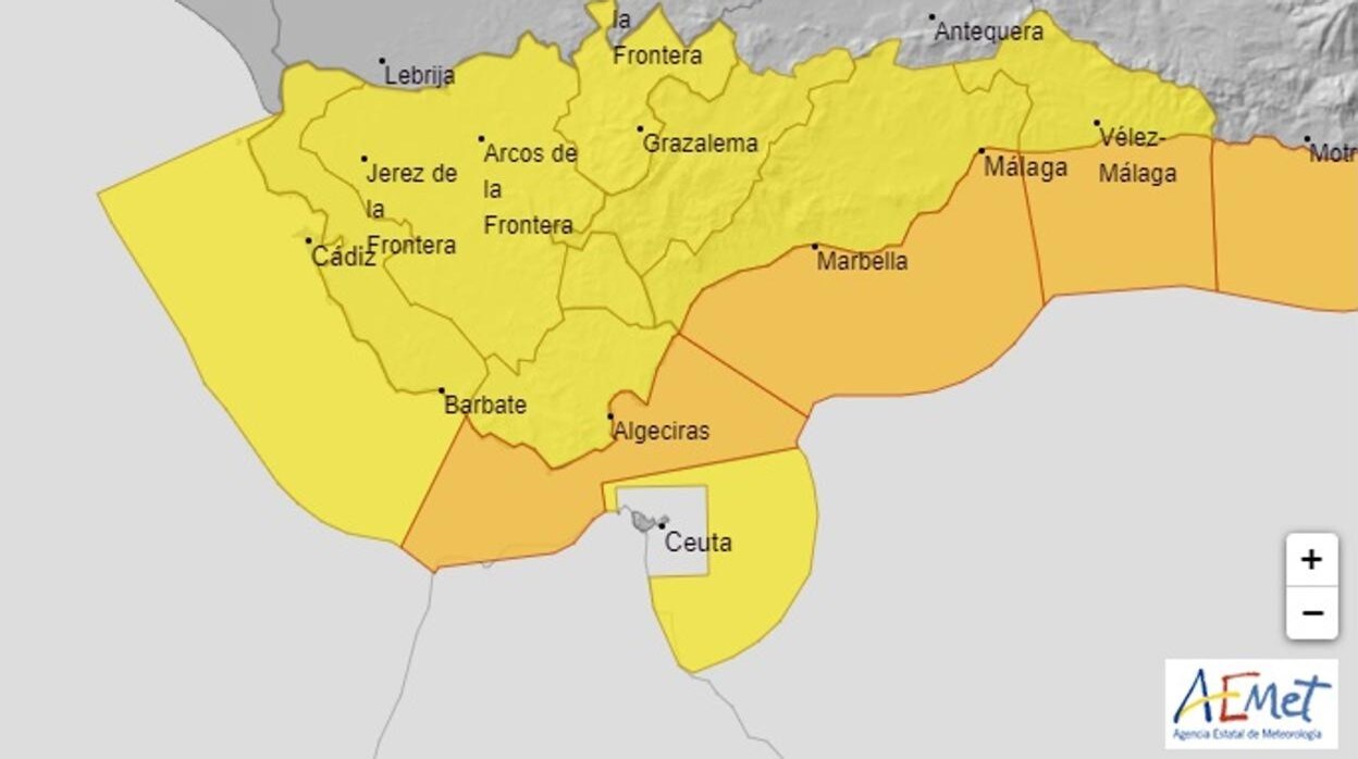 El tiempo en Cádiz: Alerta en toda la provincia por temporal fuerte de levante