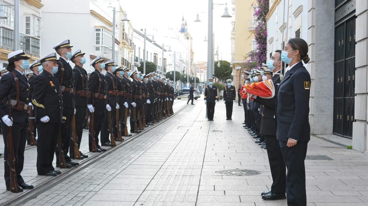 Un momento del acto, que estuvo abierto al público.