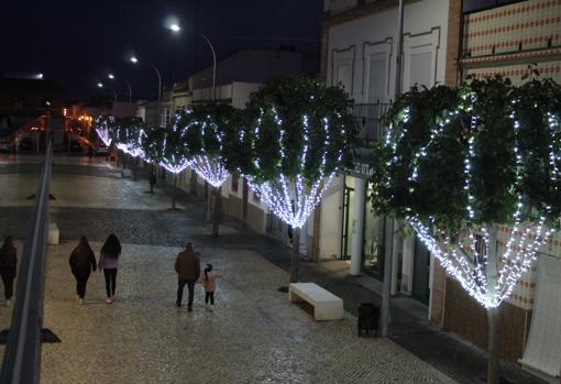 Iluminación navideña en El Palmar de Troya