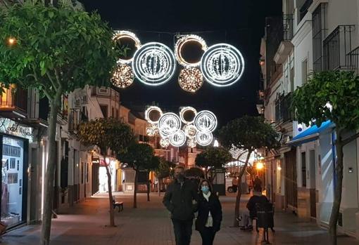 Iluminación navideña en Los Palacios y Villafranca