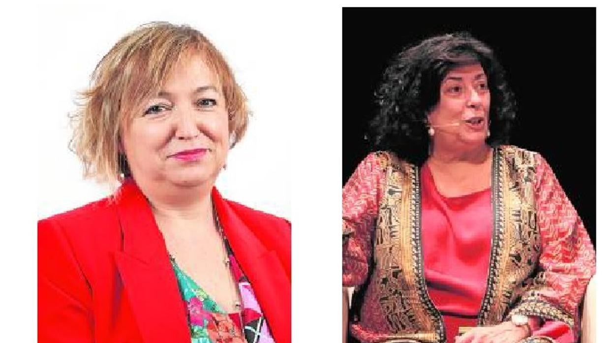 Laura Lechuga y Almudena Grandes