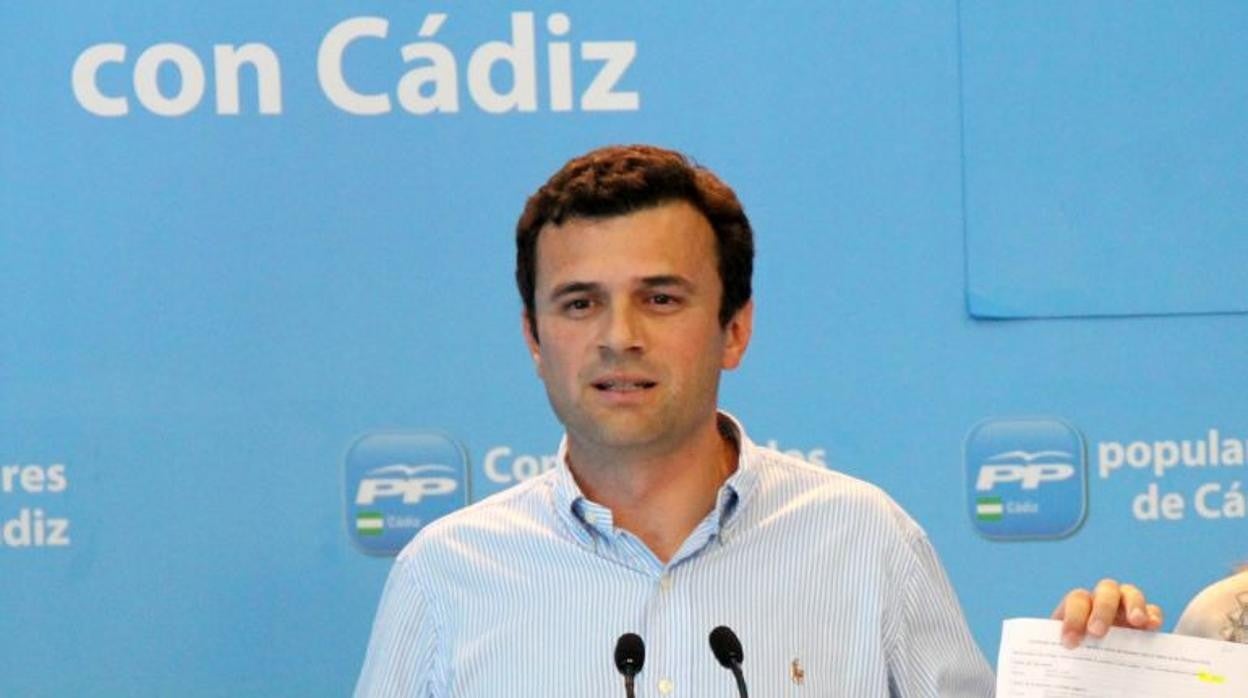 Bruno García, parlamentario y presidente del PP de Cádiz