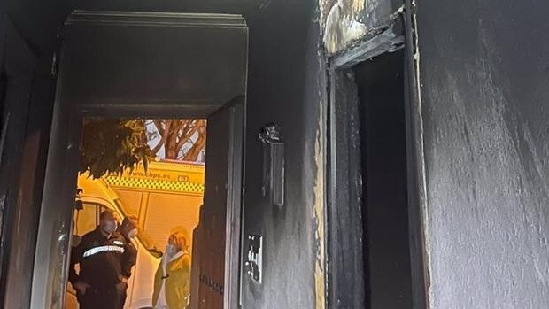 Un herido tras el incendio de su vivienda en Benalup Casas Viejas