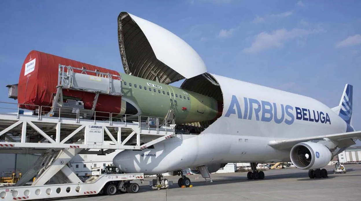 Los Beluga son aviones de Airbus para transporte propio, pero ahora se ofrecen para el transporte de mercancía en sectores privados
