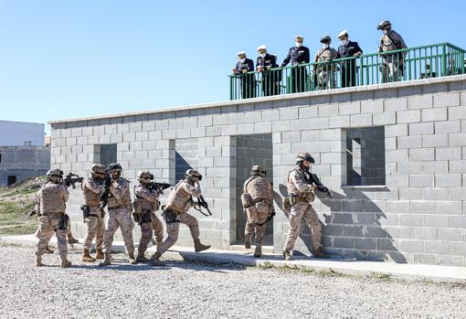 Demostración de capacidades de la Infantería de Marina.