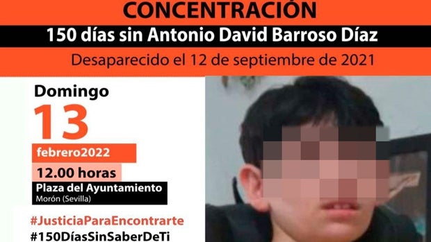 Caso del niño de Morón: Organizan una concentración para recordar que Antonio David sigue desaparecido