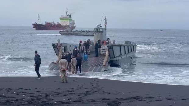 Tres meses después la Armada repliega este miércoles su destacamento en La Palma