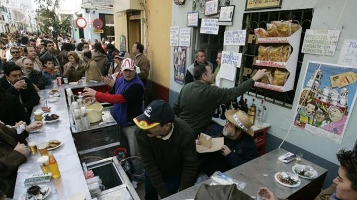 Barra callejera en el Carnaval