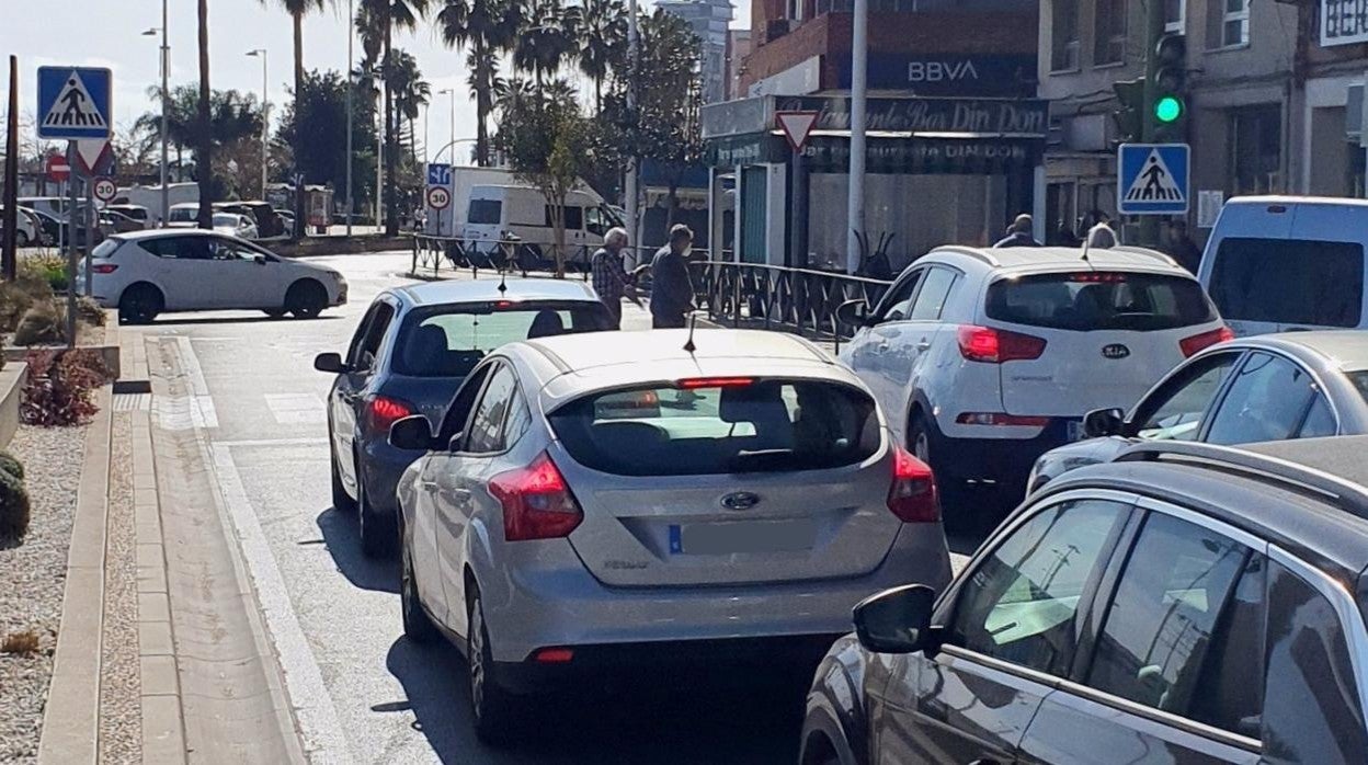 Lugar de la intervención de la Policía Local.