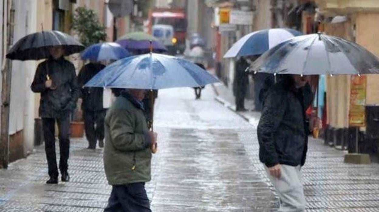 Activado el aviso amarillo por lluvias en Cádiz