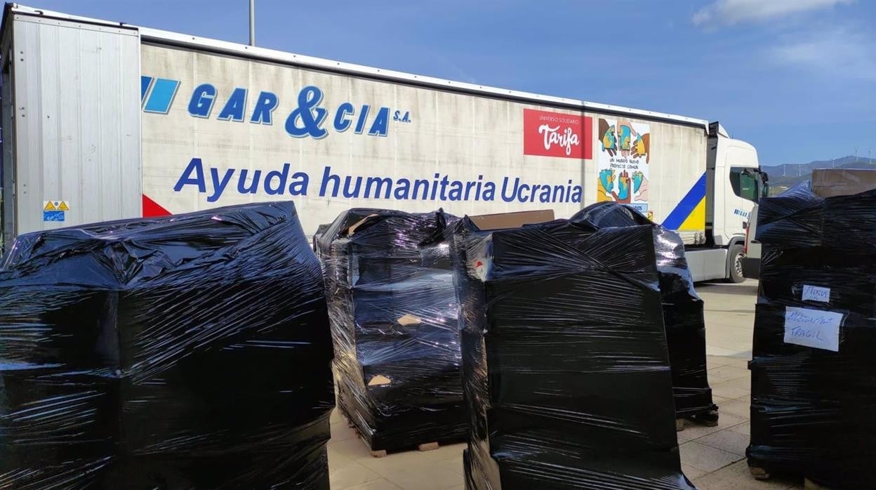 Tarifa envía a Polonia 24 toneladas de material para ayudar a los refugiados