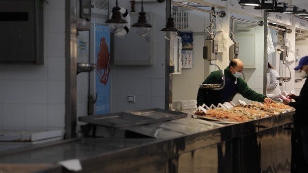 La lonja de Cádiz se encuentra «totalmente vacía» debido al paro indefinido de los pescadores